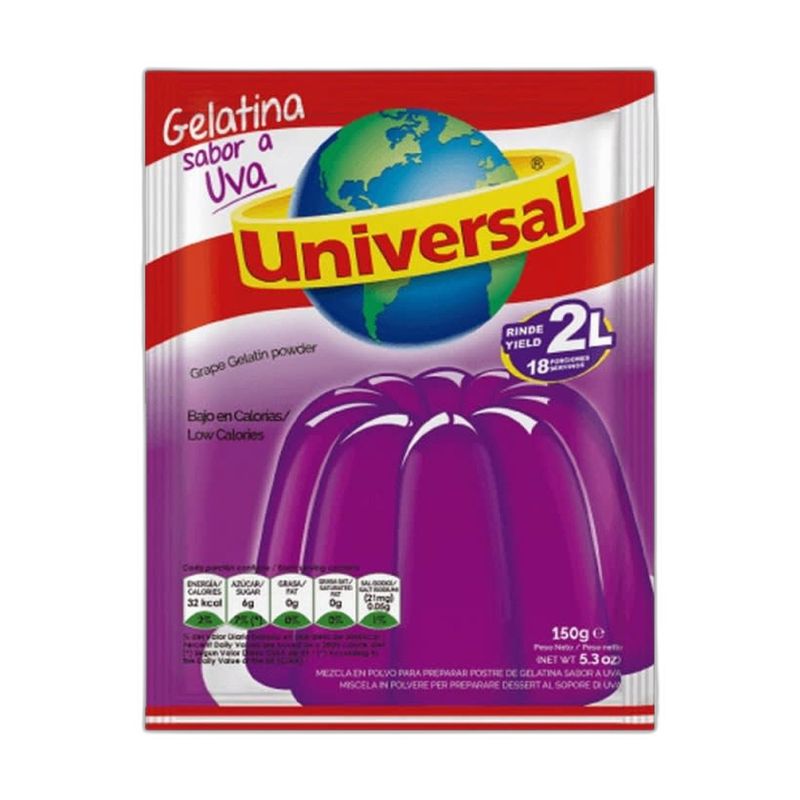 Univ. Gelatina Uva 130Gr